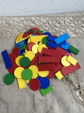 Lot Jetons A Jouer En Plastique De Couleur Jeu 