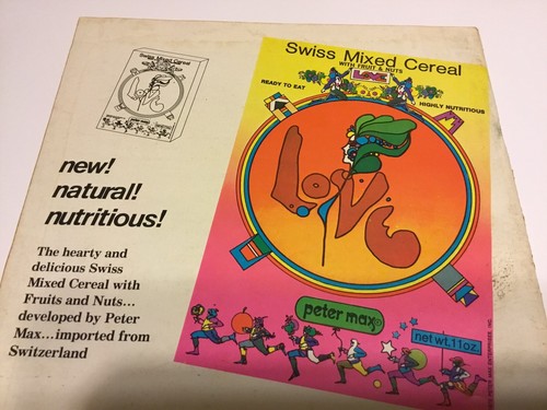 Peter Max Magazine No 1 First Issue 1970 Colorcosmic Experience Complete Poster - Picture 10 of 22