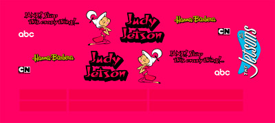 Hot wheels 1/64 Decals for '69 Ford Torino Talladega JUDY JETSON 115