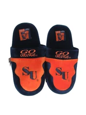 NCAA Syracuse Orange SU GO Orange Name Top Orange & Blue Slippers S Comfy Feet