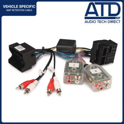 AUDIO TECH DIRECT Telaio interferenza quadlock per Audi A3 A4 TT isolatore anello di terra filtro 40 pin