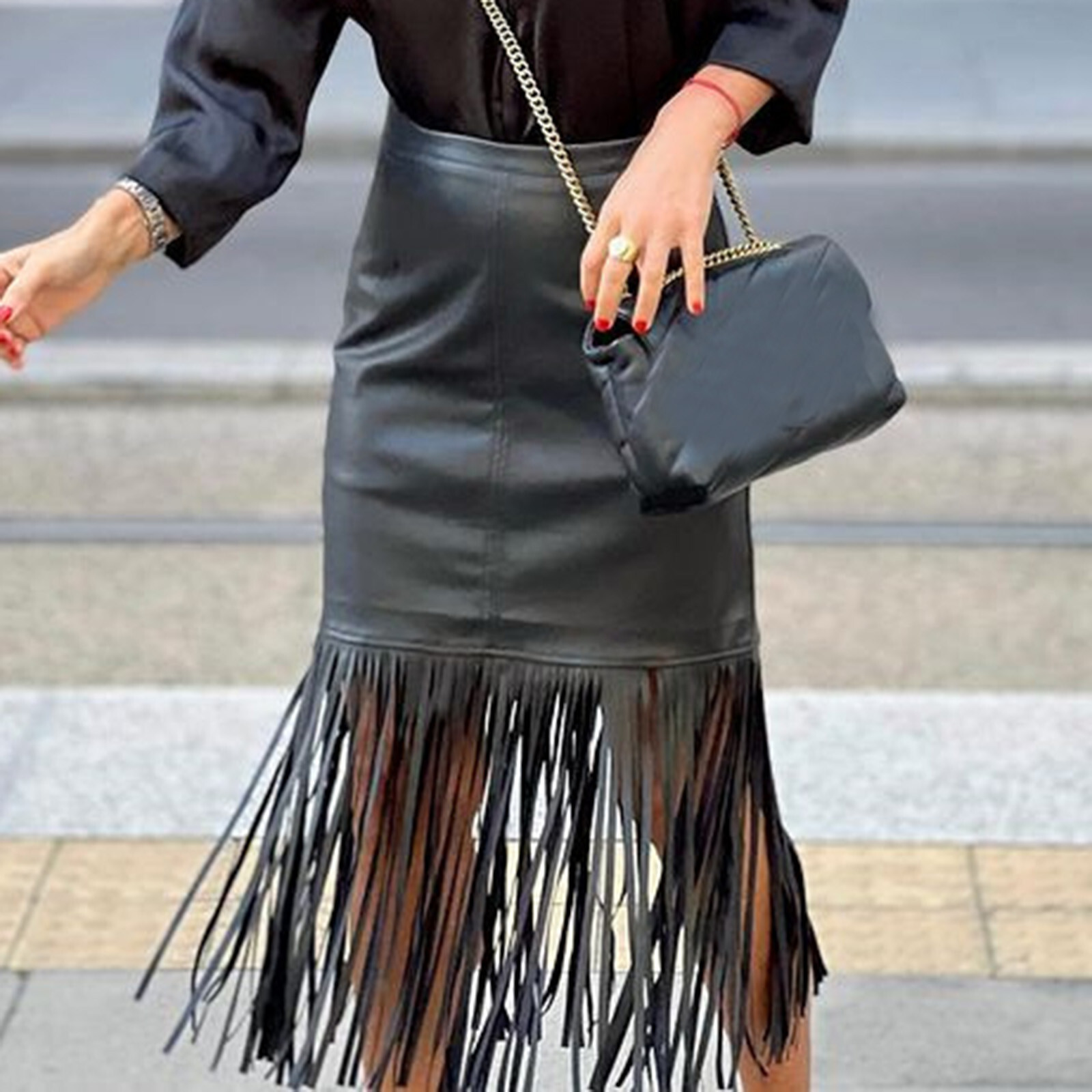 womens tassel skirt