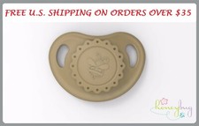 Honeybug VINTAGE Magnetic Pacifier reborn art doll baby newborn CAFE LATTE