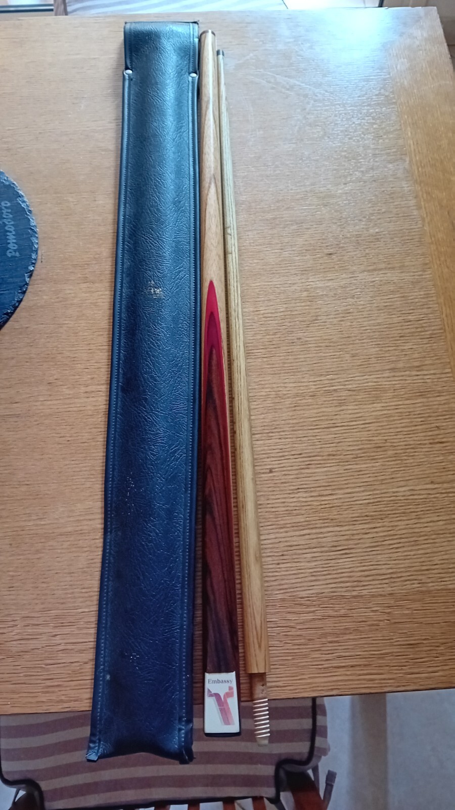 EMBASSY WORLD CHAMPIONSHIP SNOOKER CUE (COLLECTORS) Helia Beer Co