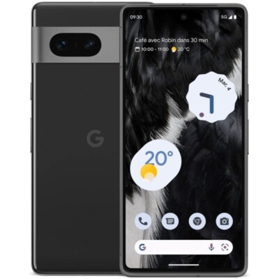 Google Pixel 7 5G Dual-SIM 128GB Obsidian Black Android Smartphone