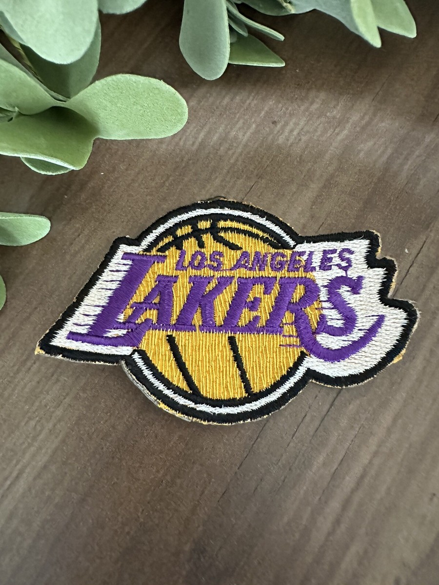 Nba Lakers Iron On Patch Vtg Los Angeles Lakers NBA Basketball
