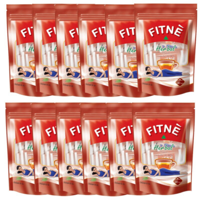 12 x 40 Beutel FITNE Kräuter Original Tee Aufguss Abnehmen Detox Abführmittel