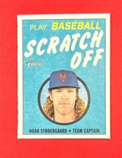 Noah Syndergaard ~ 2019 Topps Heritage ~ 1970 Topps Scratch Off #15
