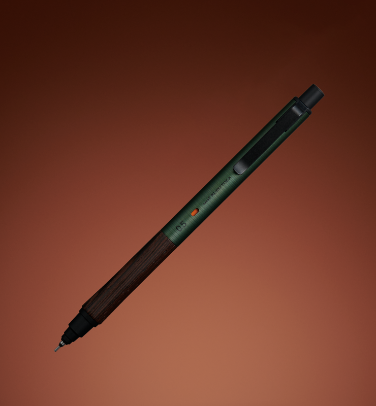 MiruMiruさま専用 Uni Kuru Toga Wood Mechanical Pencil 0.5mm Forest Green