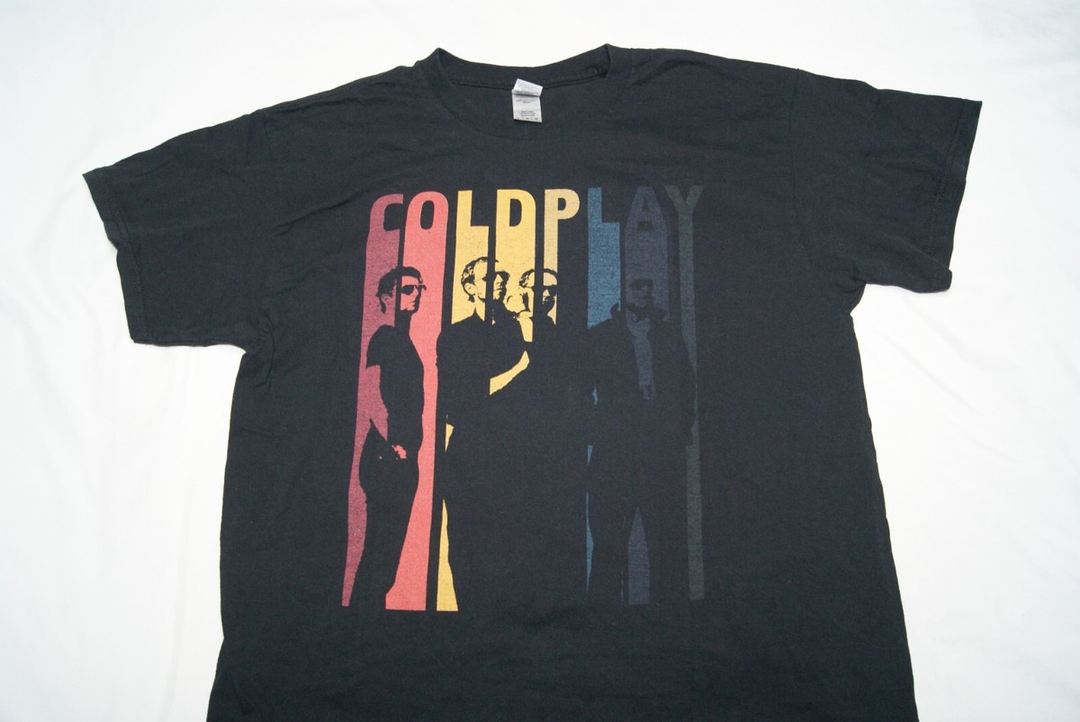 Music Martin Coldplay Chris Martin Blue T Shirt Coldplay Vintage