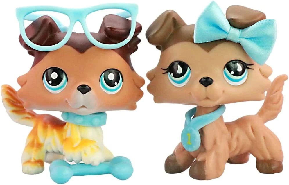 Littlest Pet Shop Collie 893 58 lps Collie with lps Accessories eBay