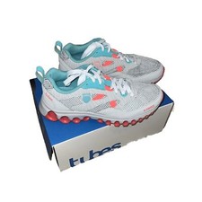 K-Swiss Tubes Womens 6.5 Grey/turquoise Pink Trim WORN TWICE Excellent