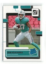 ERIK EZUKANMA #339 2022 PANINI DONRUSS DOLPHINS Rated Rookie