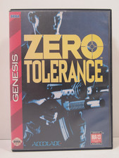 Zero Tolerance Case SEGA Genesis Authentic BOX ONLY