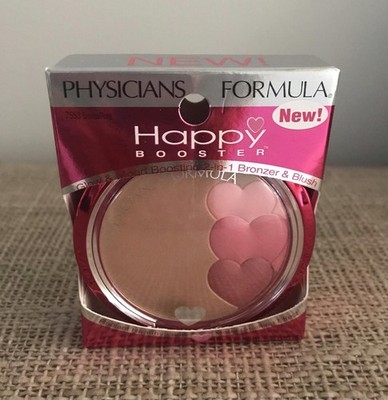 Physicians Formula Happy Booster Bronze Rose #7553 2 In 1 Bronzer & Blush no box