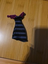 MONSTER HIGH C.A.M. Create a Monster Doll Design Lab GRAY STRIPED DRESS Only