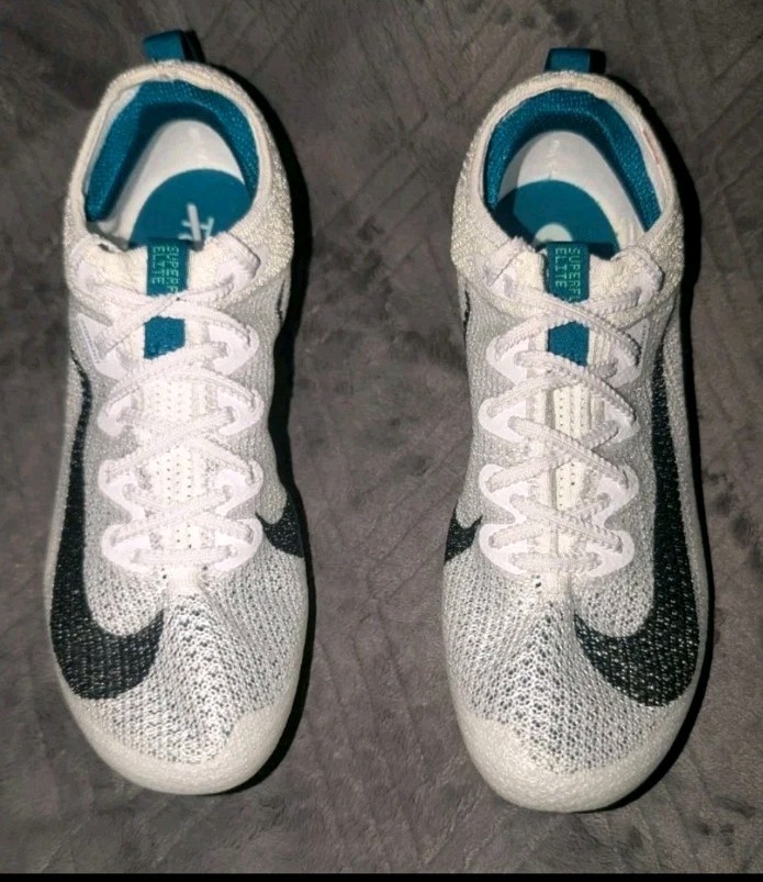 Nike Zoom Superfly Elite 2 Flyknit White Green Spikes FZ9662  display picture 2