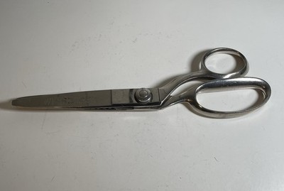 WISS 9'' Zigzag Pinking Shears Vintage Scissors Made In USA Chrome Plate Sewing