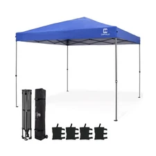CAPHAUS 12ft x 12ft Patented One-Push Pop Up Outdoor Canopy Tent, Heavy-Duty ...