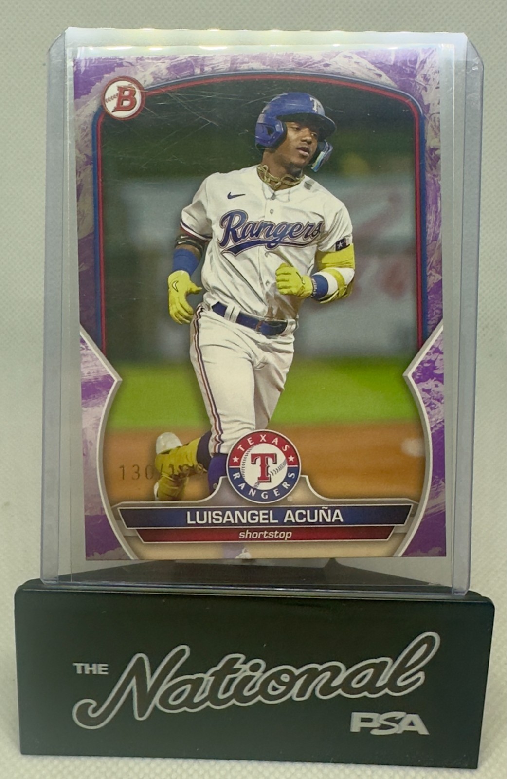 2023 Bowman - Prospects Luisangel Acuna #BP-104 Purple Pattern /199 (RC)