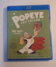 Popeye the Sailor: The 1940s: Volume 1 Blu-ray factory sealed