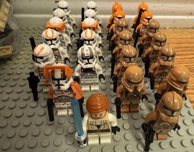 LEGO Star Wars 212th Battalion LOT OF 25 Mini Figures MOSTLY COMPLETE 8098 75333