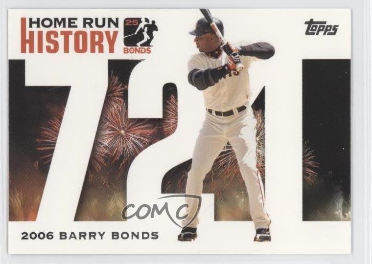 2005 Topps Home Run History Barry Bonds Barry Bonds #BB721 2f5