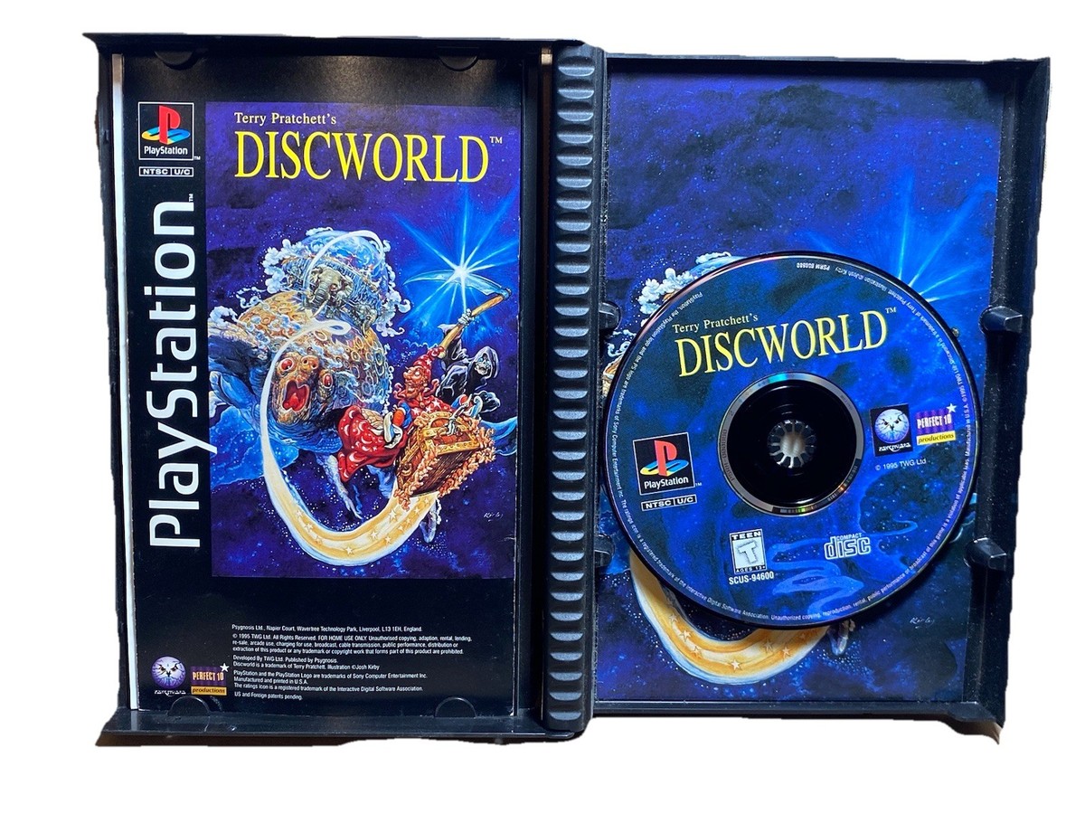 Terry Pratchett's Discworld (Sony PlayStation 1) PS1 Long Box