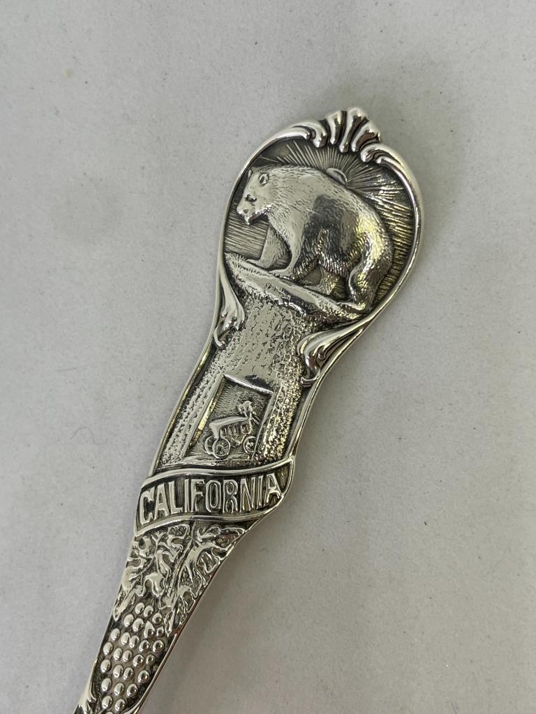 VINTAGE MECHANICS STERLING, GOLDEN GATE SAN FRANCISCO, CA. SPOON  "H"   