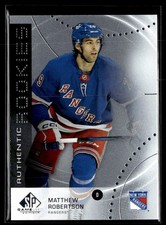 2025-26 Upper Deck SP Game Used Authentic Rookies #AR-MR Matthew Robertson RC