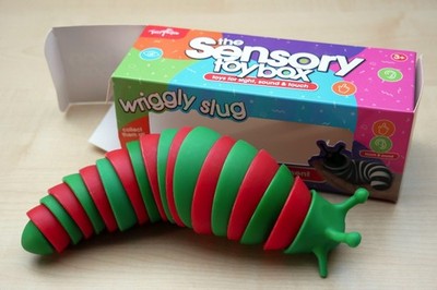 Sensory toybox - Wriggly Slug ( Wackelige Schnecke) / für Kinder ab 3 Jahren