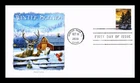 DR JIM STAMPS US COVER WINTER SCENES FIRST DAY ISSUE PANDA CACHET