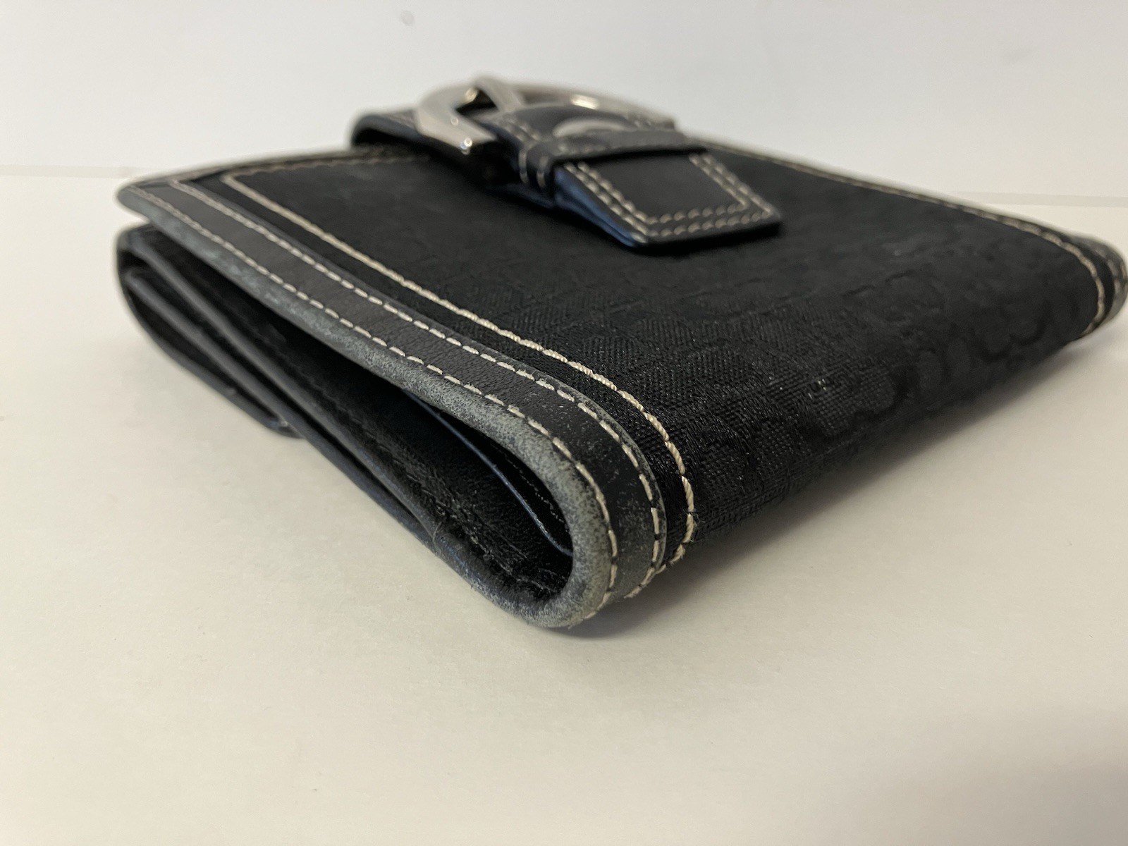 Vintage Coach Soho Signature Buckle Compact Wallet Ja… - Gem
