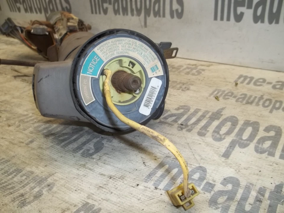 Cadillac Seville Eldorado 1994 columna de dirección cambio de piso, llave 26030132 CTY OEM Foto 3 de 4