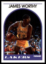 James Worthy 1989-90 Hoops #210 Lakers NBA READ FREE SHIPPING AutographDen