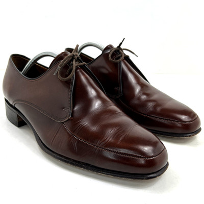 Barker kastanienbraun Leder Derby formelle Schuhe Herren UK8 sehr guter Zustand