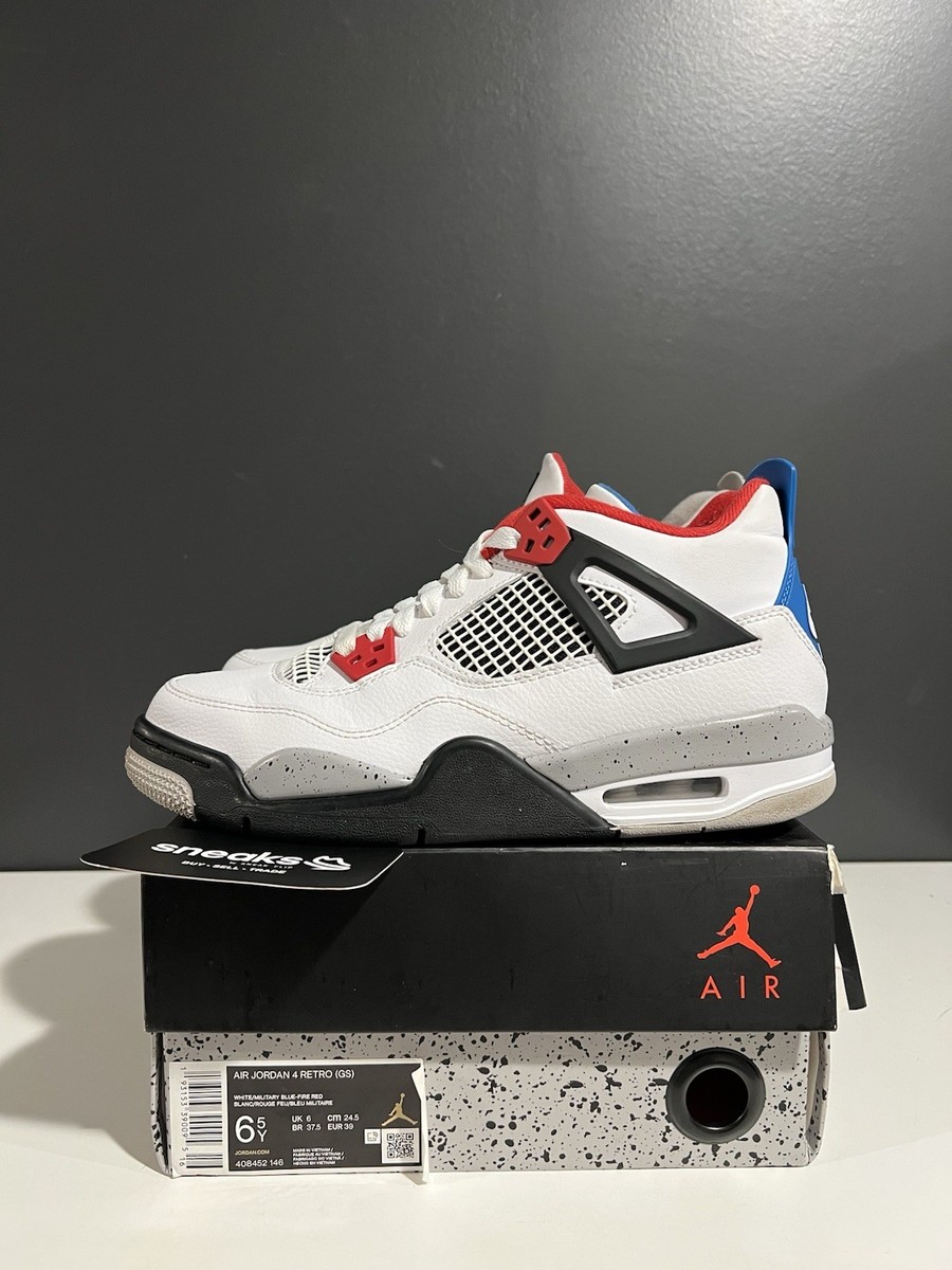 USED Air Jordan 4 Retro SE GS What The 4 408452-146 SIZE 6.5Y OG ALL AG25-353 | eBay