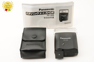 Flash électronique automatique Panasonic PE-20S noir【N.MINT dans son...