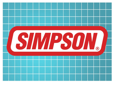 #ad Simpson Racing Logo All Weather Vinyl Sticker Decal $4.50