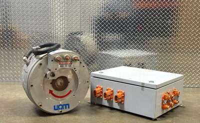 Danfoss UQM Electric Motor PP HD 220 (SPM286-149-2) + UQM Fuse Box