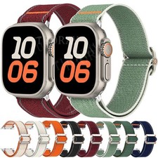 Nylon Band Strap For Apple Watch iWatch Series 11 10 9 8 SE Ultra 2 3 38mm-49mm