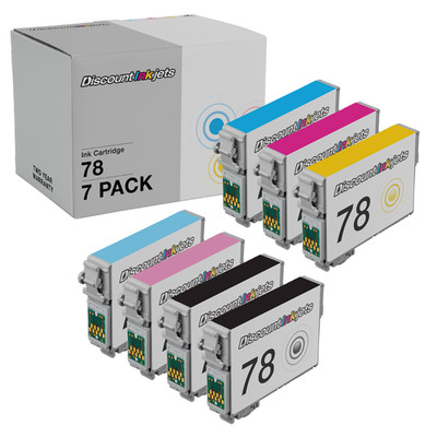 7PK Ink Cartridges for Epson T078 Artisan 50 T0781 T0782 T0783 T0784 T0785 T0786