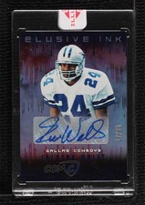 2018 Panini Illusions Elusive Ink Blue 17/25 Everson Walls #EI-EW Auto 7xr