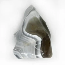 Orca Agate Crystal Freeform With Quartz Stone Mineral Specimen