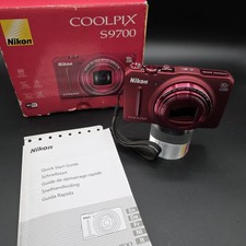 Nikon COOLPIX S9700 Schwarz 16MP Kompakt Digitalkamera OVP Defekt Ersatzteile