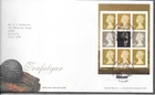 GB QEII FDC 2005 Trafalgar Hand Cancel  (016)