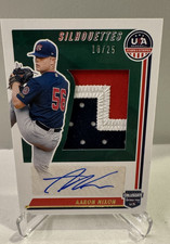 2022 Panini USA Baseball Stars & Stripes - USA Baseball Silhouettes Aaron Nixon