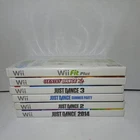 Lot of 6 Nintendo Wii Just Dance Exercise Family Games Summer Party Fit