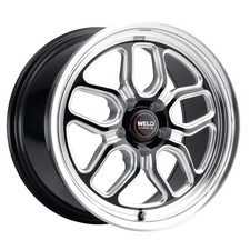 Weld Racing Wheels Laguna Drag 17x5 -26 Black Milled 5x120.65 5x4.75 Qty 1