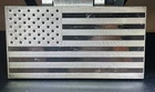 2.97 Ounce/92.5 Grams Sterling Silver 27th US Flag Bar. Has Wear